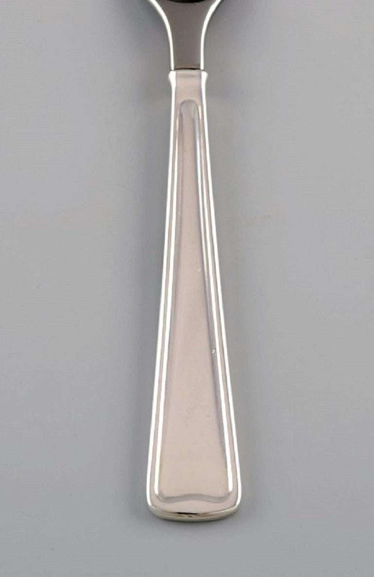 Scandinavian Modern Georg Jensen Koppel Cutlery, Lunch Fork in Sterling Silver, 20 Forks Available For Sale