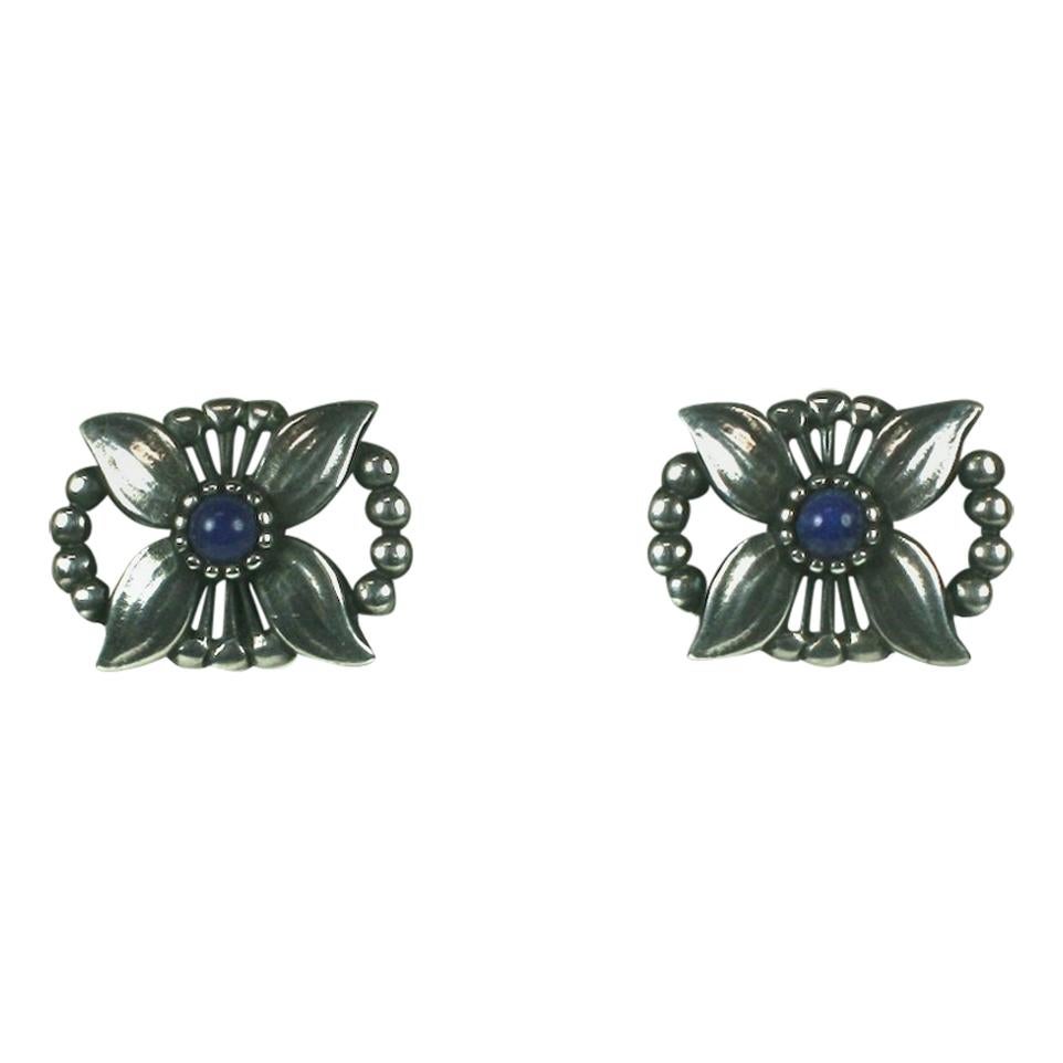Georg Jensen Lapis Earrings
