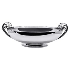 Grands centres de table en argent sterling Georg Jensen n°622B