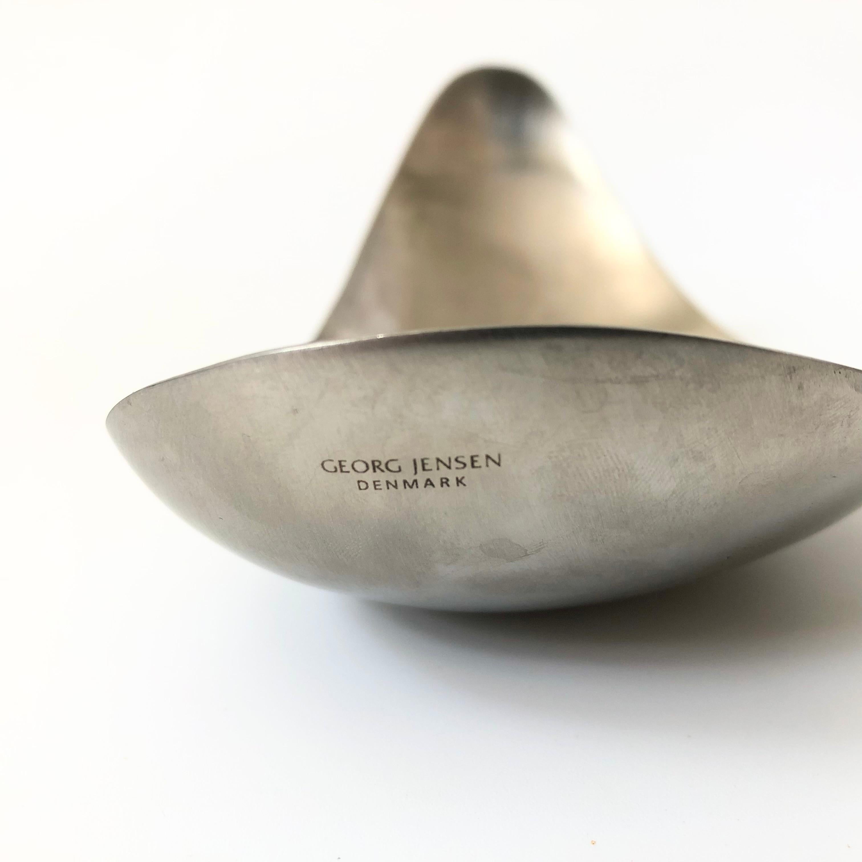 Georg Jensen Leaf Bowl Designed by Helle Damkjær For Sale 1
