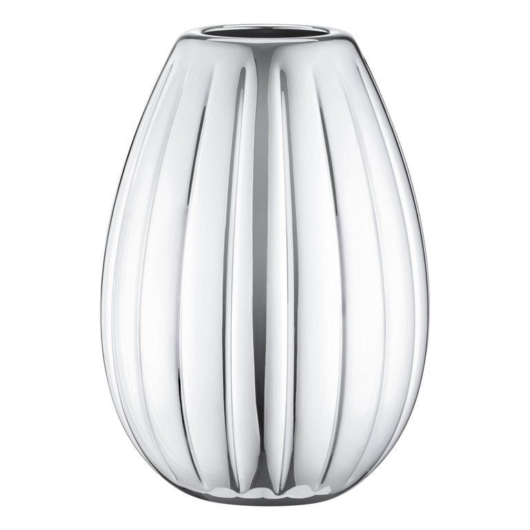 Georg Jensen Legacy High Vase in Stainless Steel Finish by Philip Bro  Ludvigsen For Sale at 1stDibs | georg jensen legacy vase, stainless vase