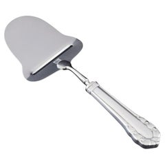 Antique Georg Jensen. "Lily of the Valley" cheese slicer in sterling silver.