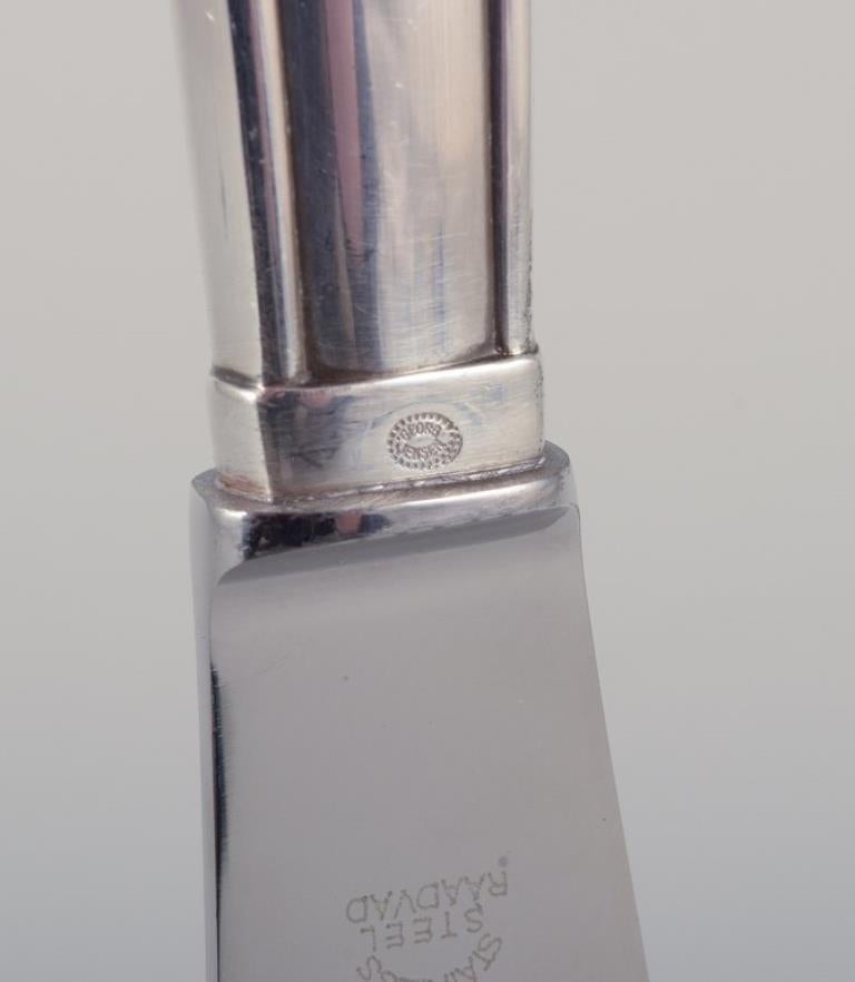 XX secolo Georg Jensen Mughetto. Servizio completo per il pranzo in argento sterling in vendita