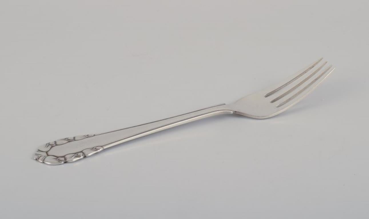 Argento 925 Georg Jensen Mughetto. Servizio completo per il pranzo in argento sterling in vendita