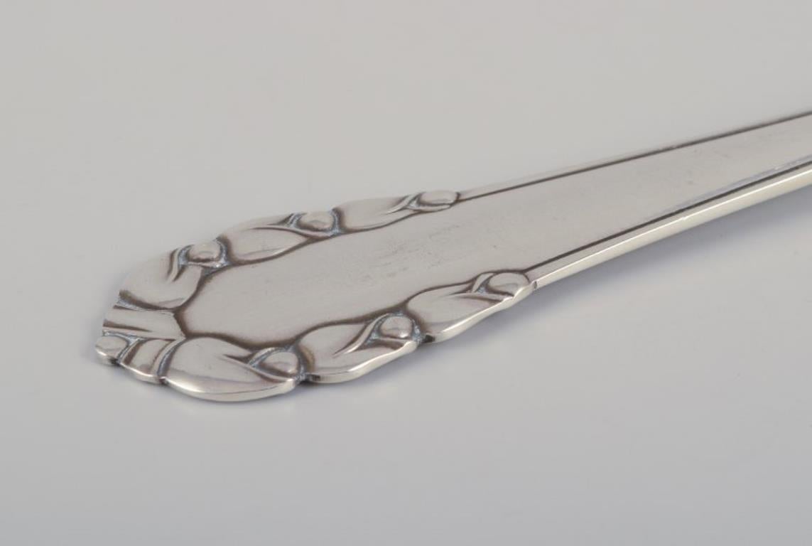 Georg Jensen Mughetto. Servizio completo per il pranzo in argento sterling in vendita 1