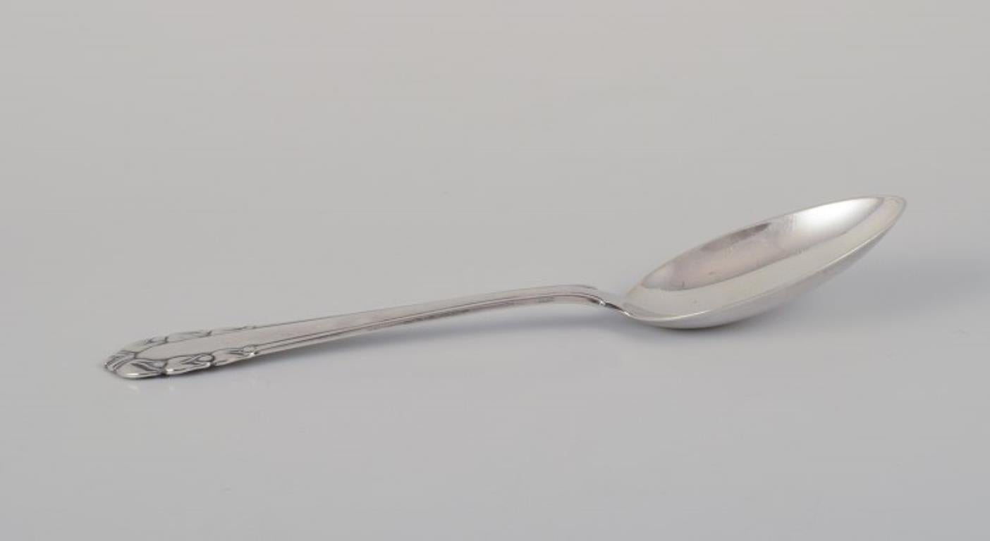 Georg Jensen Mughetto. Servizio completo per il pranzo in argento sterling in vendita 3