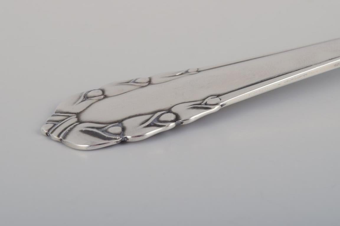 Danois Georg Jensen Muguet. Cuillère à dessert. Milieu du 20e siècle. en vente