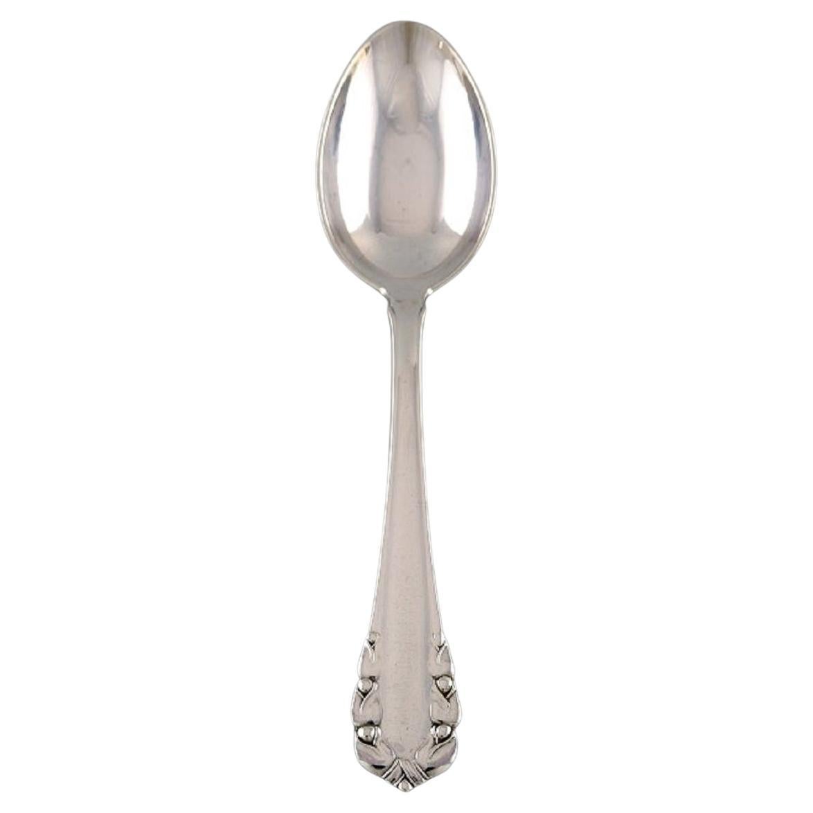 Georg Jensen Lily of the Valley Dessert Spoon, Six Spoons Available For Sale