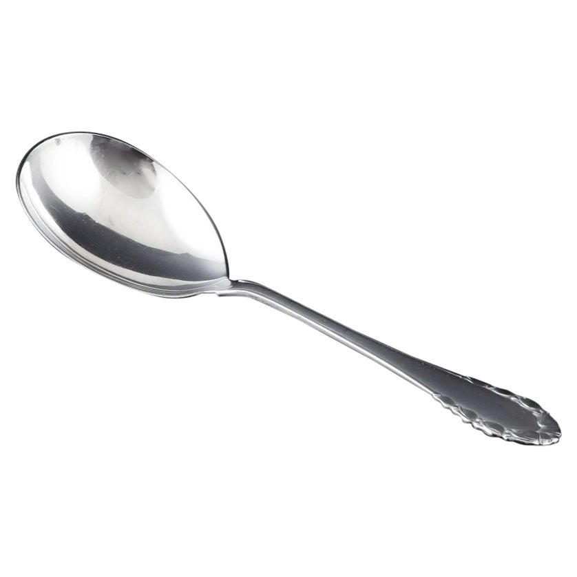 Georg Jensen, "Lily of the Valley". Large serving spoon in sterling silver