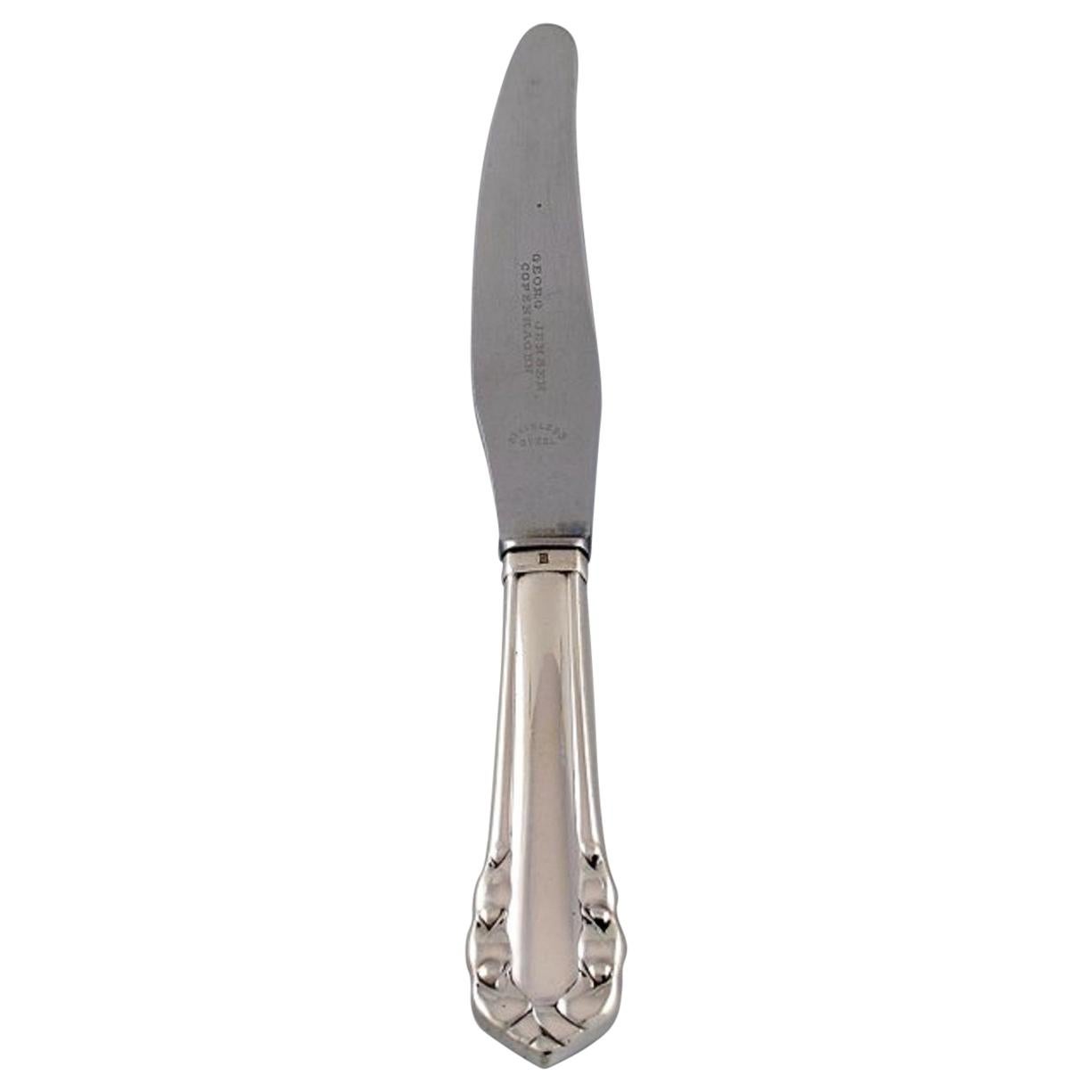 Georg Jensen "Lily of the Valley" Lunch Knife, Dated 1933-1944, Six Pieces For Sale