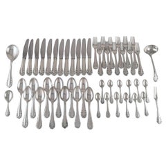 Georg Jensen Lily of the Valley Lunch Service in Sterling Silver