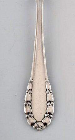 Georg Jensen 'Lily of the Valley' Meat Fork in Sterling Silver