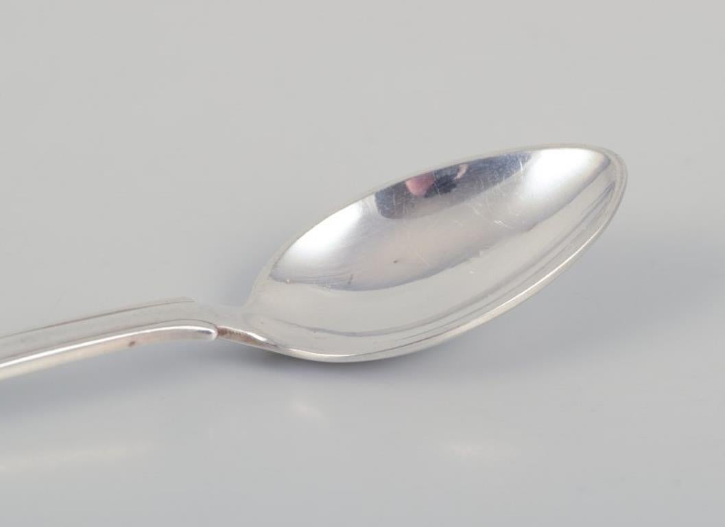 Georg Jensen Mughetto. Set di undici cucchiaini da caffè in argento sterling In condizioni ottime in vendita a Copenhagen, DK