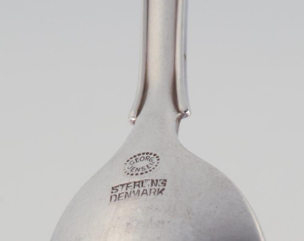 Argento 925 Georg Jensen Mughetto. Set di undici cucchiaini da caffè in argento sterling in vendita