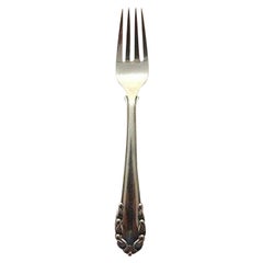 Georg Jensen Lily of the Valley Silver Lunch Fork No 022