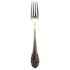 Georg Jensen Mughetto in argento sterling Forchetta da tavola n. 2