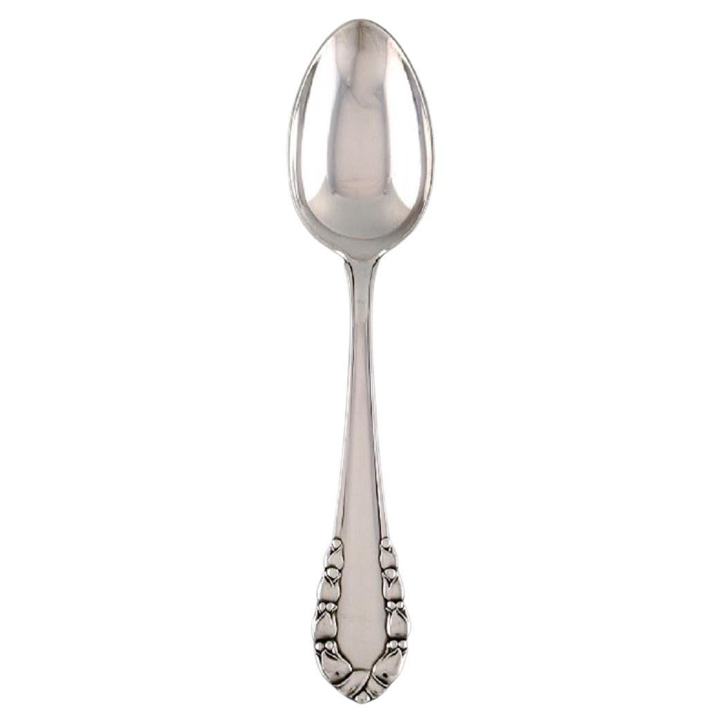 Georg Jensen Lily of the Valley Tablespoon, Eight Spoons Available For Sale