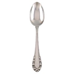 Georg Jensen Lily of the Valley-Tischlöffel, acht Löffel verfügbar