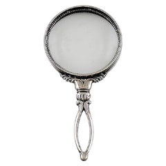Georg Jensen, Loupe of Sterling Silver with Pearl Staff, Model Number 184A