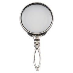 Georg Jensen, Loupe of Sterling Silver with Pearl Staff, Model Number 184A