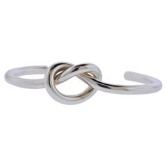Georg Jensen Love Knot Silver Single Cuff Bracelet A 44 B