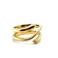 Georg Jensen Magic Ring 18 Karat Yellow Gold Ring, Denmark