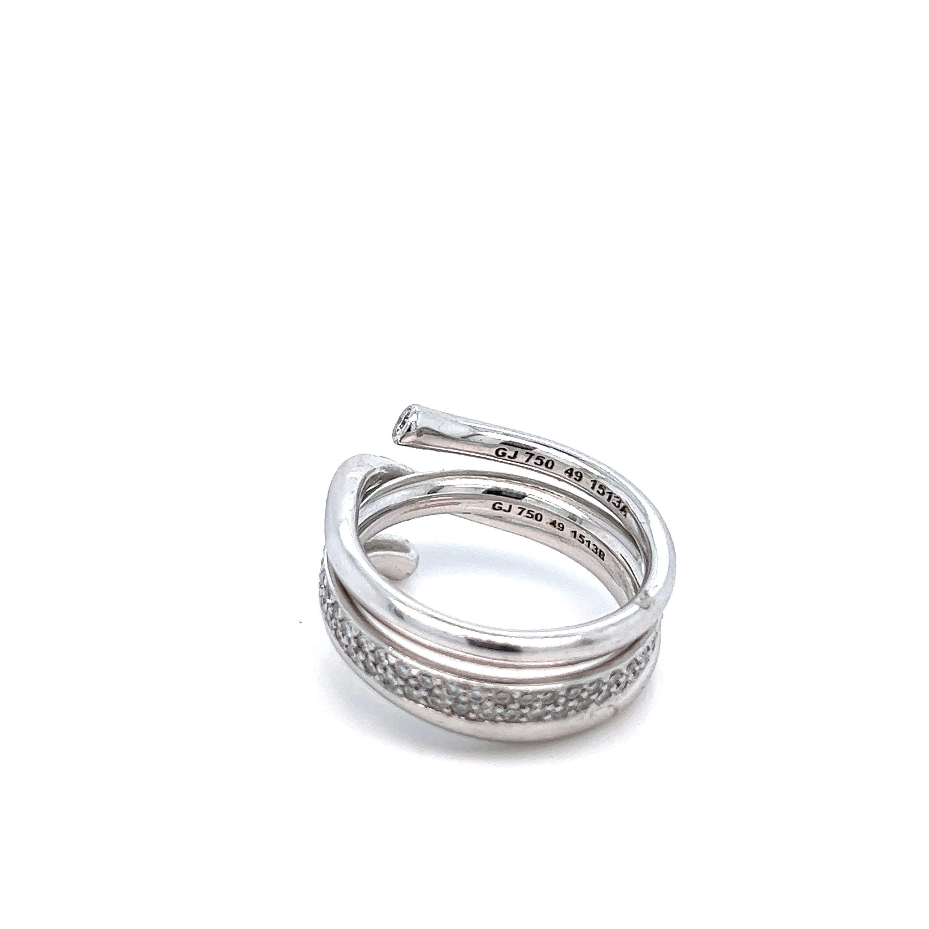 Contemporary Georg Jensen Magic White Gold Rings For Sale