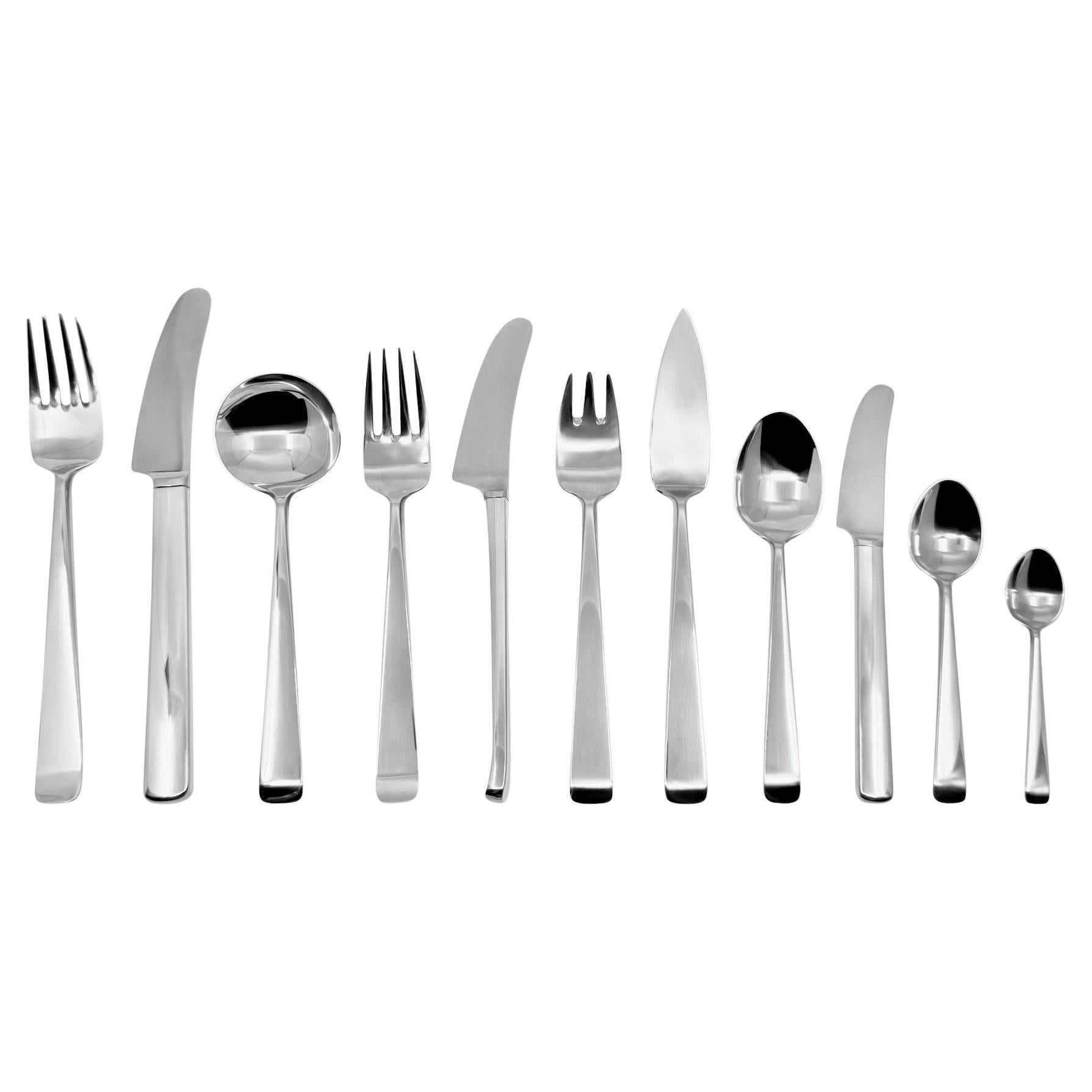 Georg Jensen Juego de Cubiertos Margrethe de Plata de Ley