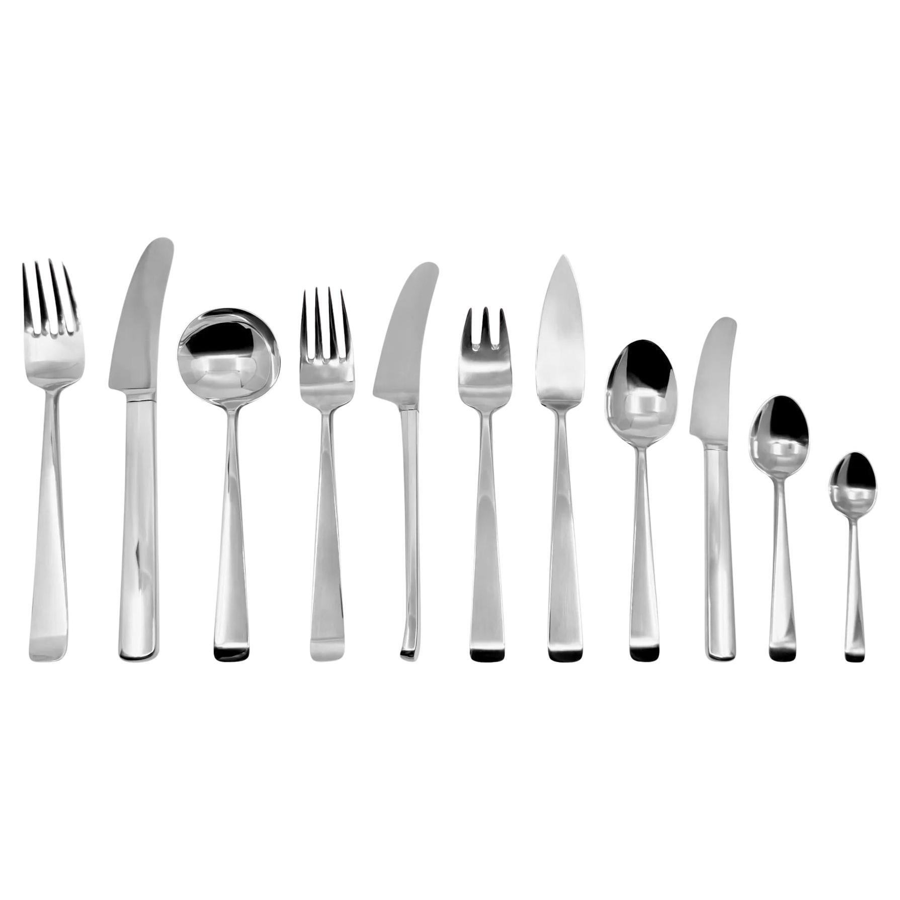 Georg Jensen Juego de Cubiertos Margrethe de Plata de Ley