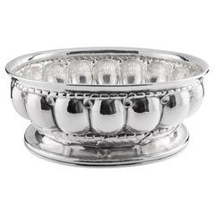 Centrotavola ovale Georg Jensen "Melon" 189