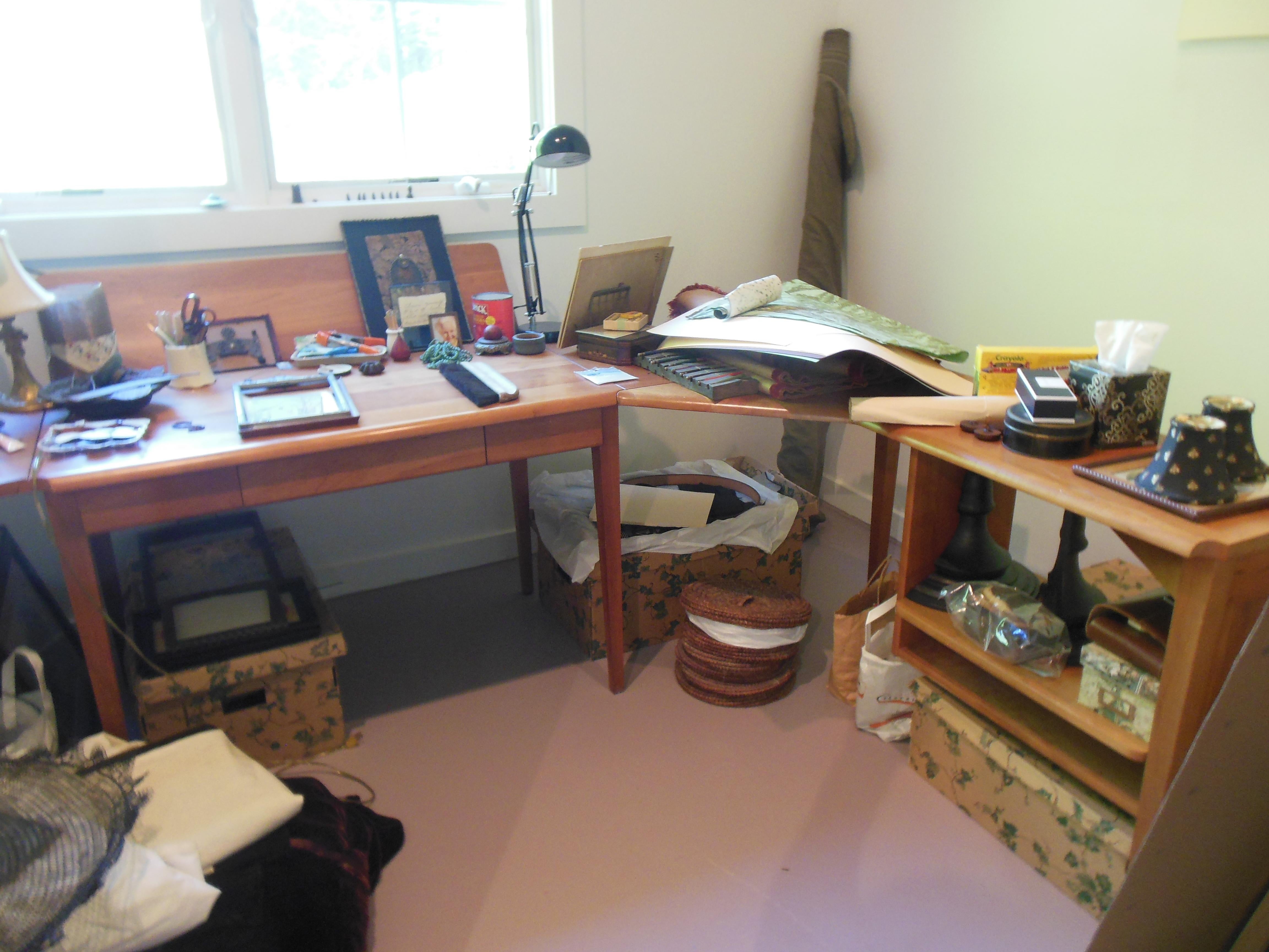 American Thomas Newhouse Herman Miller desk Mid Century Style Cherry L Shaped Corner Desk