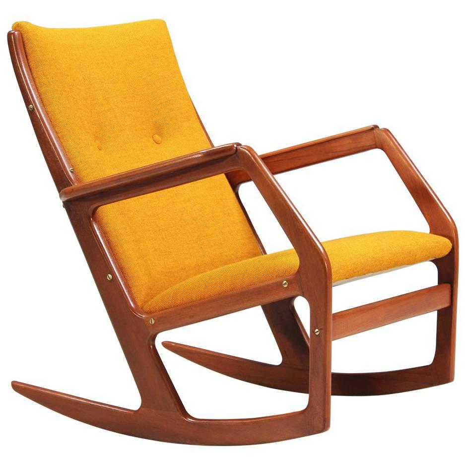 Georg Jensen Model-100 Rocking Chair for Kubus Møbler