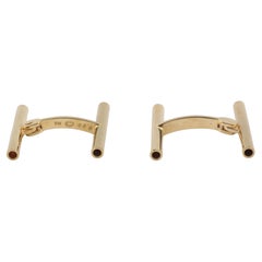 Georg Jensen Modern 18K Gold Tube Cufflinks