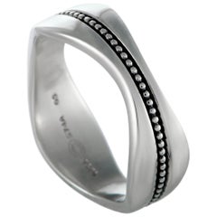 Georg Jensen Modern Silver Band Ring