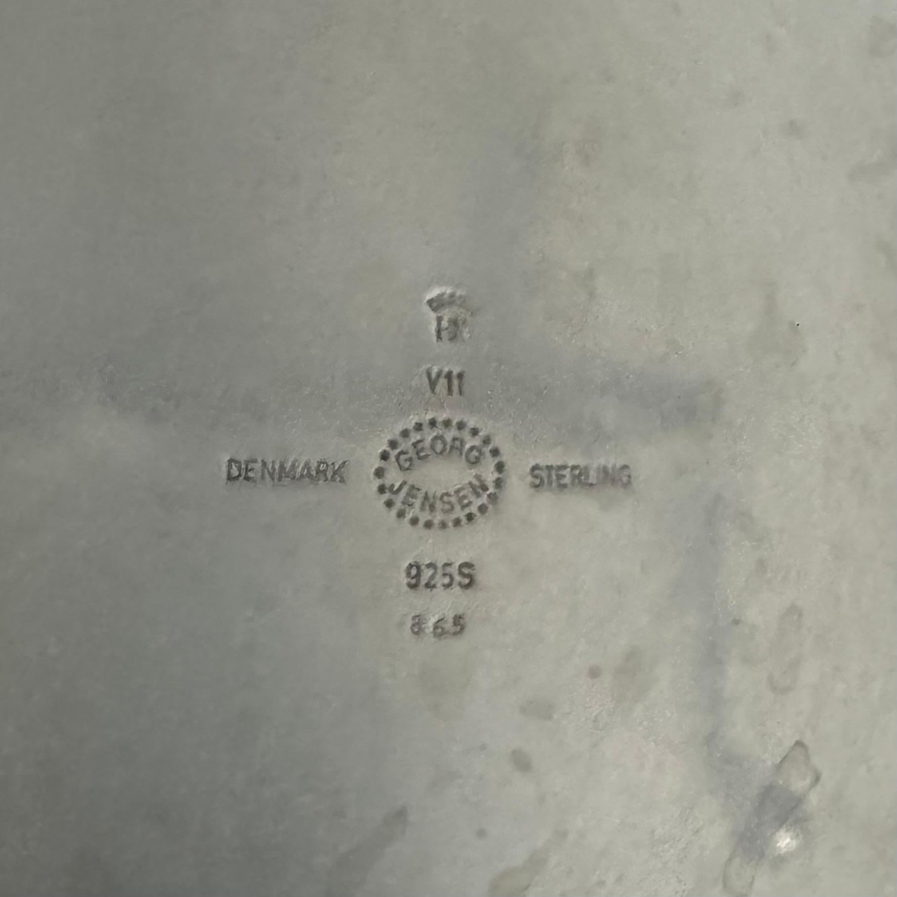 Hand-Crafted Georg Jensen Monumental Sterling Silver Candelabra