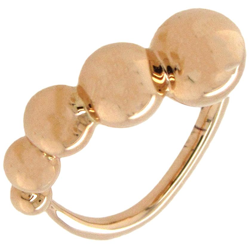 Georg Jensen Moonlight Grapes Rose Gold Ring For Sale at 1stDibs