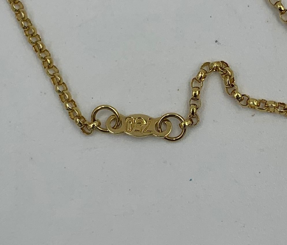 Georg Jensen Moonrise Sautoir Necklace 1567 18 Karat Gold Topaz Peridot Amethyst 4