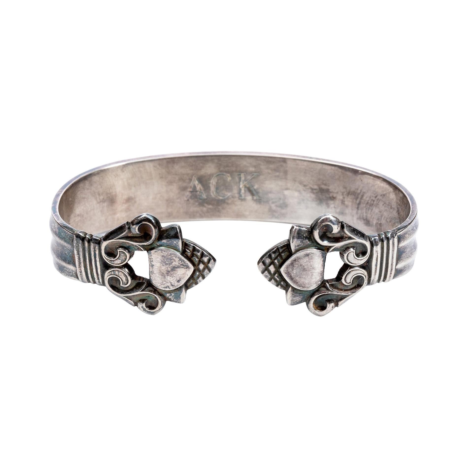 Jensen Sterling Silver Napkin Ring For Sale at 1stDibs