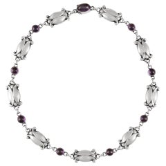 Georg Jensen Necklace 15 Amethyst