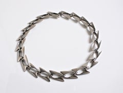 Georg Jensen Necklace & Bracelet Designed by Henning Koppel, circa 1950
