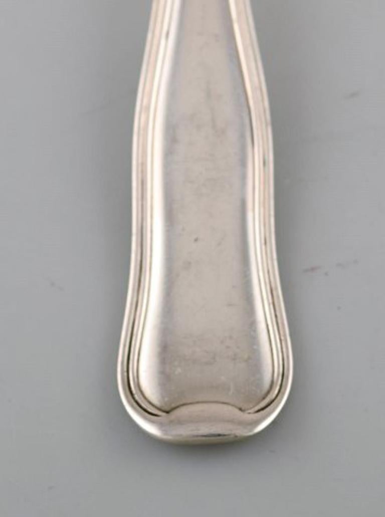 Scandinavian Modern Georg Jensen Old Danish Children's Spoon in Sterling Silver, Three Pieces