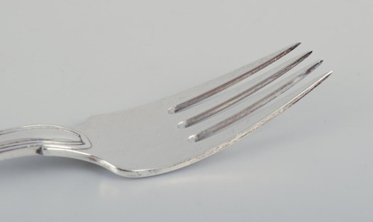 Danese Georg Jensen. Vecchio set di posate danesi per bambini in argento sterling. in vendita