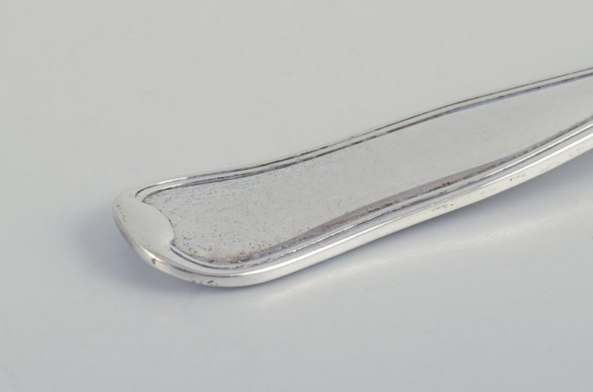 Georg Jensen. Vecchio set di posate danesi per bambini in argento sterling. In condizioni ottime in vendita a Copenhagen, DK