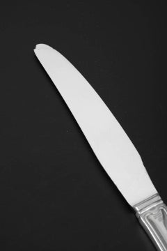 Georg Jensen. 'Old Danish' dinner knife in stainless steel and sterling silver.