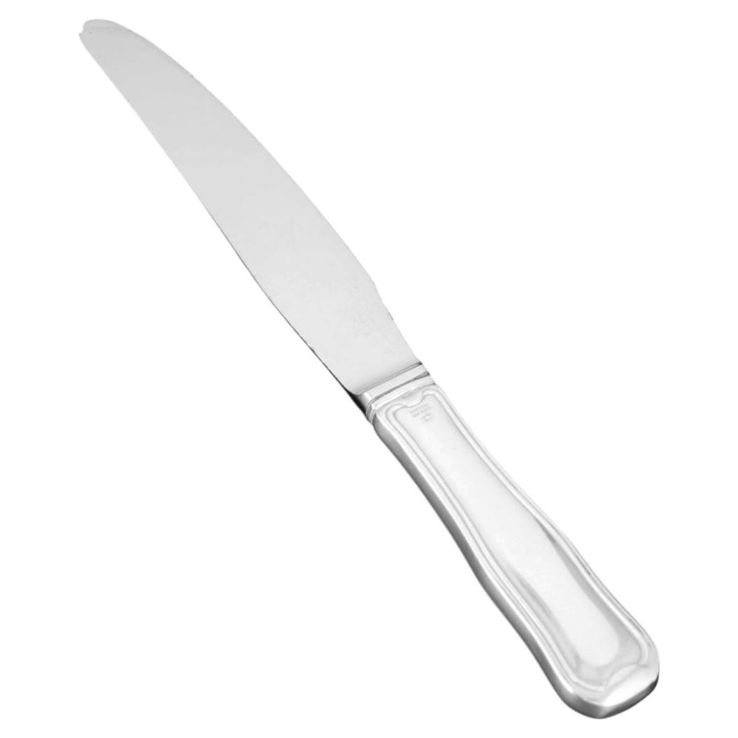 Georg Jensen. 'Old Danish' dinner knife in stainless steel and sterling silver.