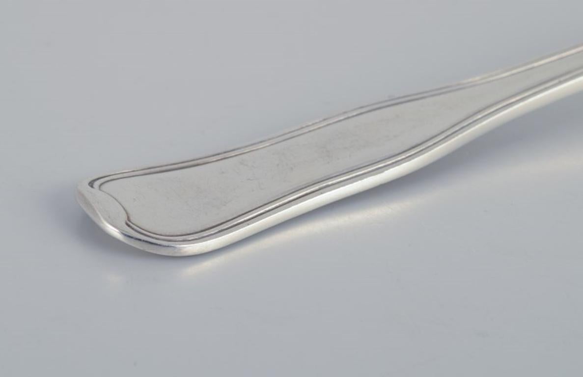 Georg Jensen Vecchio Danese. Quattro forchette da pranzo in argento sterling. In condizioni ottime in vendita a Copenhagen, DK