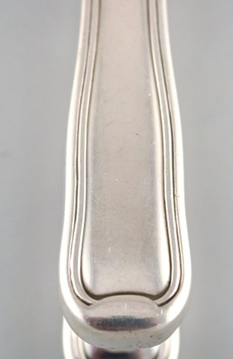 Georg Jensen Old Danish Nut Cracker in Sterling Silver and Stainless Steel In Good Condition In Copenhagen, DK