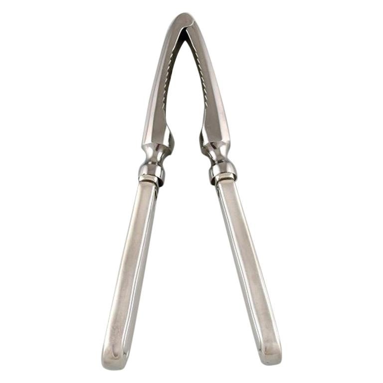 Georg Jensen Old Danish Nut Cracker in Sterling Silver and Stainless Steel