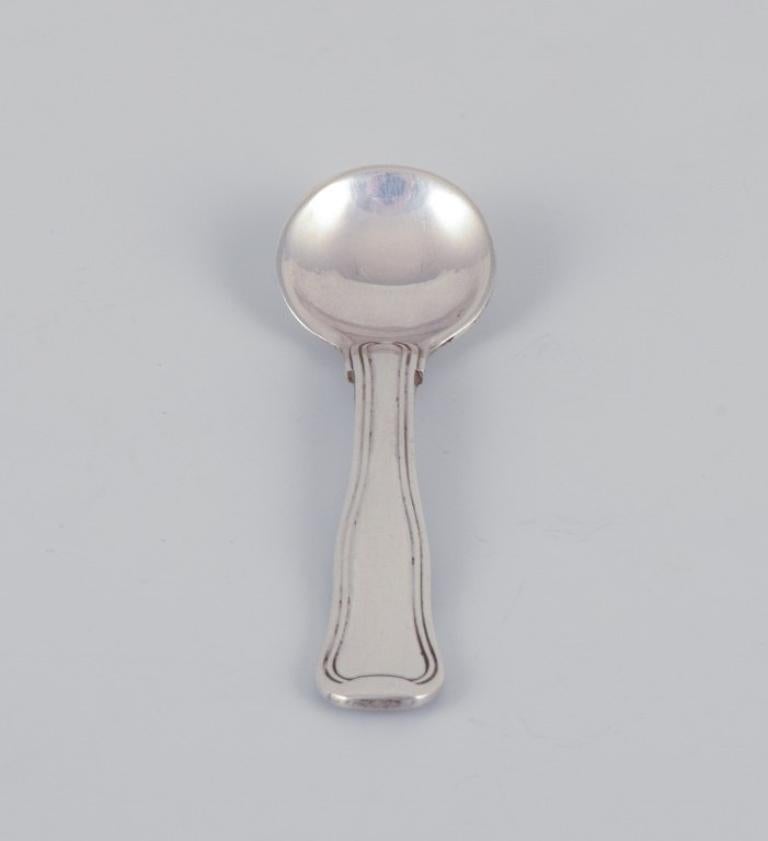 Danois Georg Jensen. Cuillère à sel danoise ancienne en argent sterling. en vente
