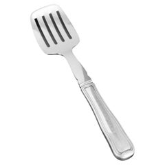 Georg Jensen. Old Danish sardine fork in stainless steel and sterling silver.
